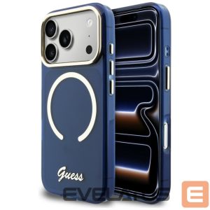 Other goods Guess  Guess IML Script Metal MagSafe Case for iPhone 17 Pro - Blue 