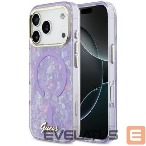 Other goods Guess  Guess IML Shell Script Metal MagSafe Case for iPhone 17 Pro Max - Purple 