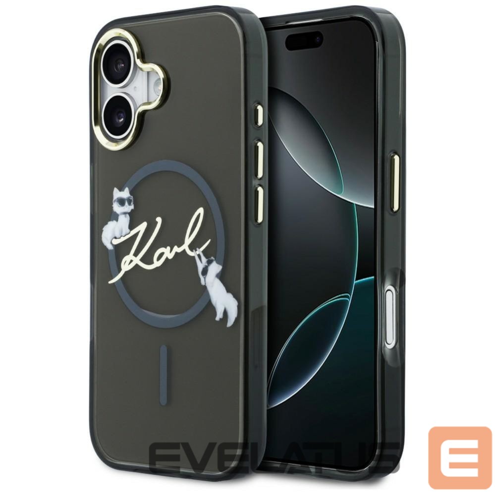 Other goods Karl Lagerfeld Karl Lagerfeld IML Choupettes Karl Script Logo MagSafe iPhone 17 Case - Black
