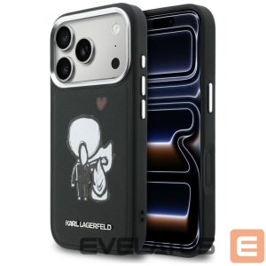 Other goods Karl Lagerfeld  Karl Lagerfeld Karl & Choupette Back Logo MagSafe Case for iPhone 17 Pro - Black 