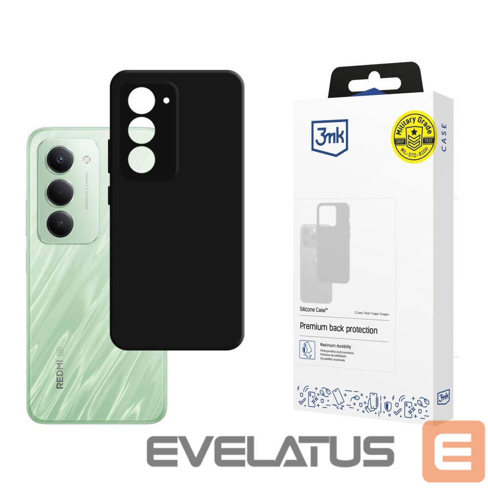 Other goods 3MK 3mk Silicone Case for Xiaomi Redmi 15 4G / 15 5G - Black