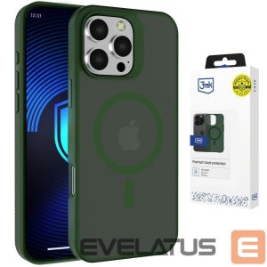 Other goods 3MK  3mk Smoke MagCase for iPhone 16 Pro Max - Green-Translucent 