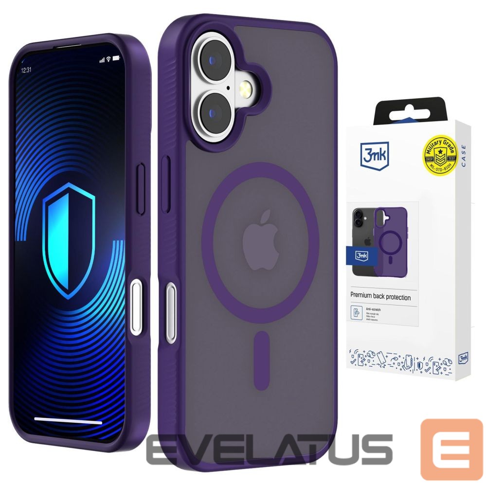 Other goods 3MK 3mk Smoke MagCase for iPhone 16 - purple-translucent