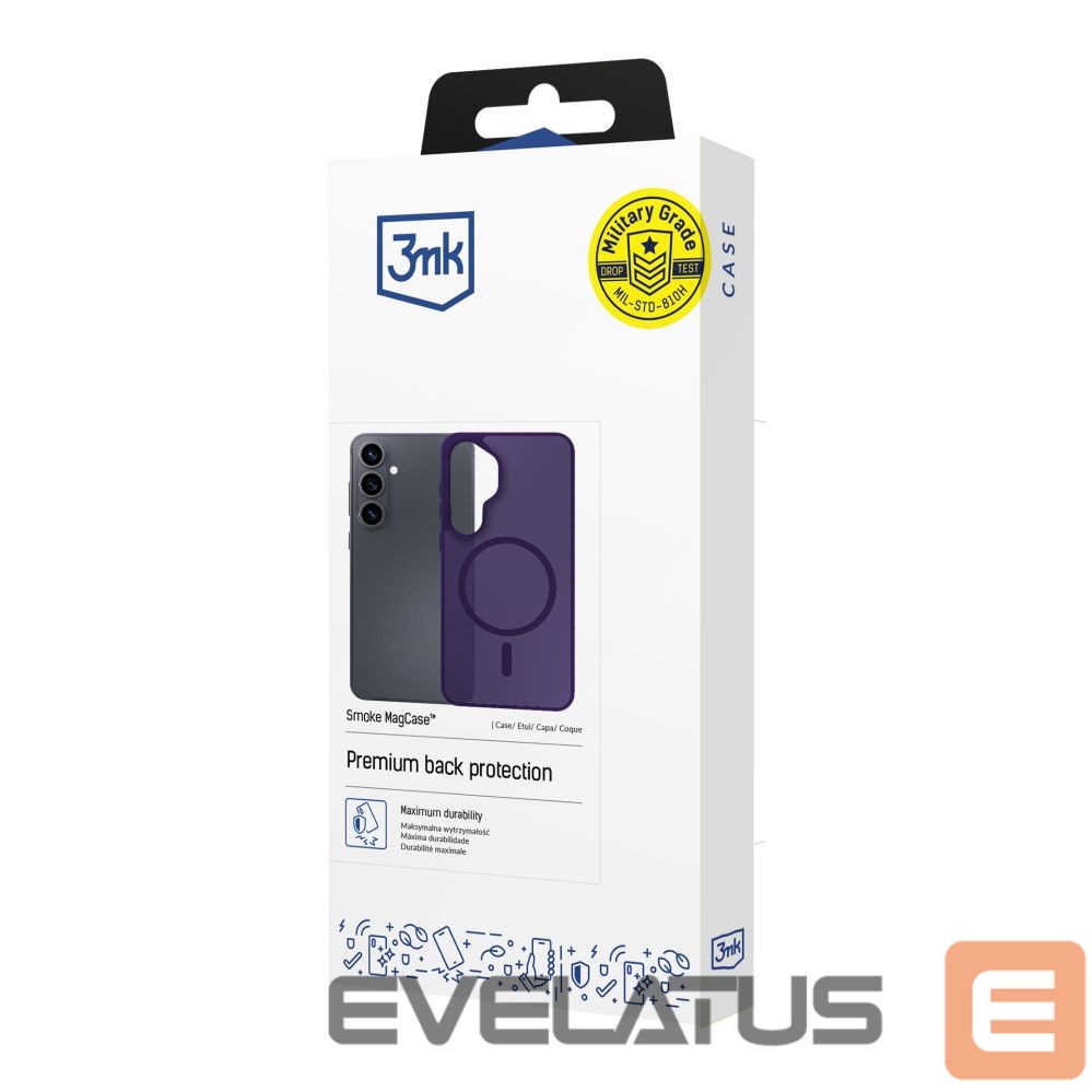 Other goods 3MK 3mk Smoke MagCase for Samsung Galaxy S25 Ultra - Purple-Translucent