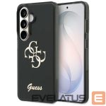 Back panel cover Guess  Guess IML Big Metal 4G Script case for Samsung Galaxy S26 - black 