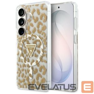 Other goods Guess  Guess IML Leopard Print Triangle MagSafe Case for Samsung Galaxy S26 - Brown 