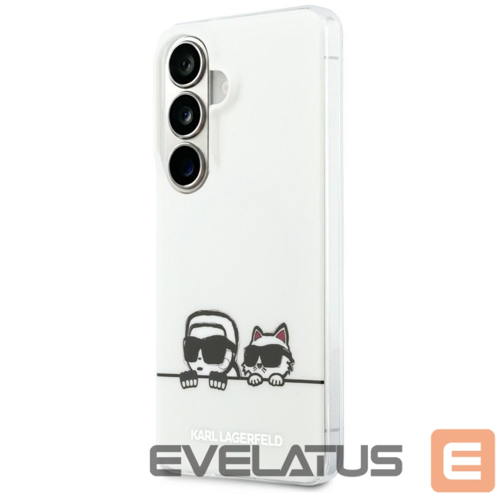 Back panel cover Karl Lagerfeld Karl Lagerfeld IML Peekaboo Karl&Choupette MagSafe Case for Samsung Galaxy S26 - Transparent