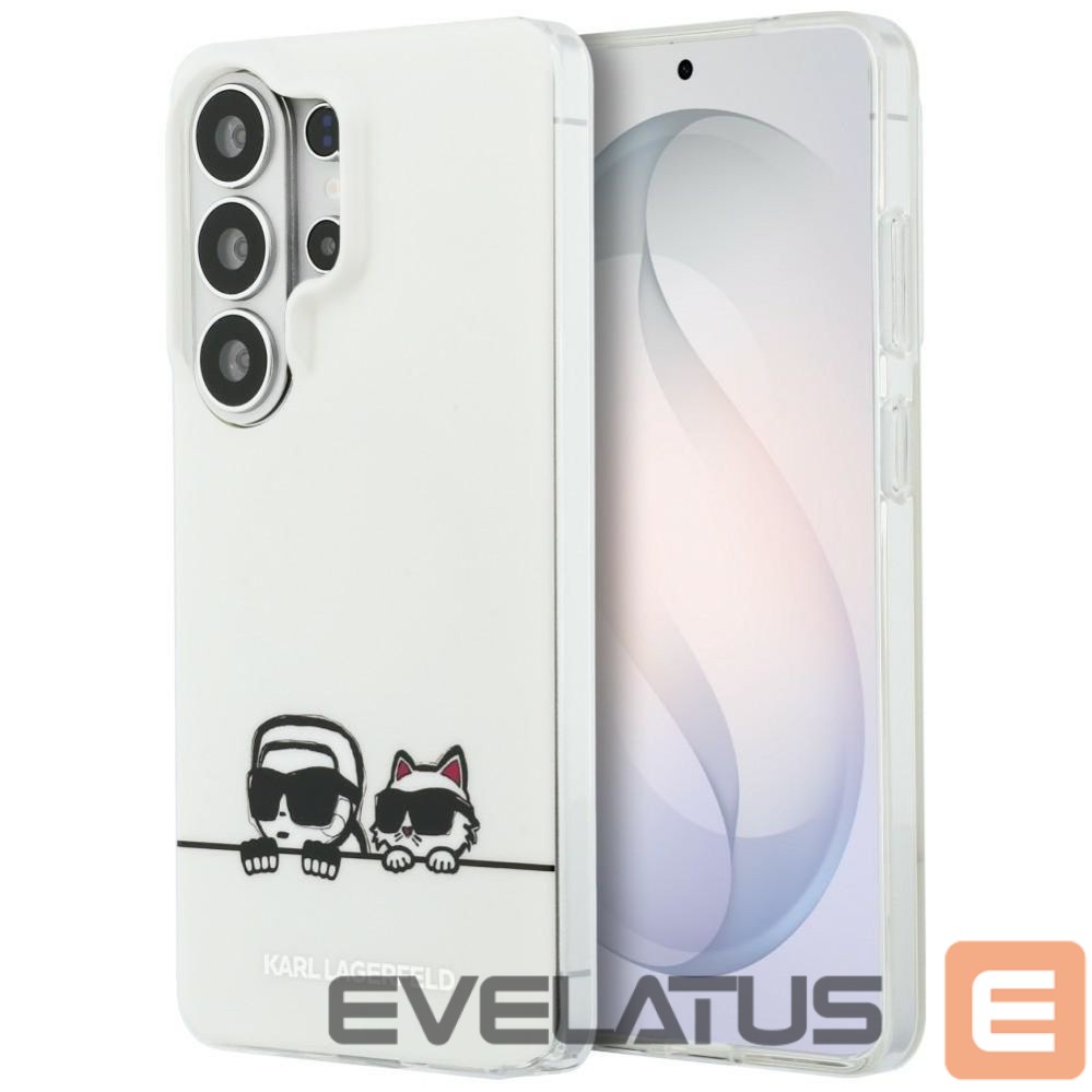 Back panel cover Karl Lagerfeld Karl Lagerfeld IML Peekaboo Karl&Choupette MagSafe Case for Samsung Galaxy S26 Ultra - Transparent