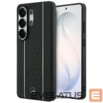 Back panel cover Mercedes-Benz  Mercedes Laurel Leaves Vertical Stripes MagSafe Case for Samsung Galaxy S26 Ultra - Black and White 