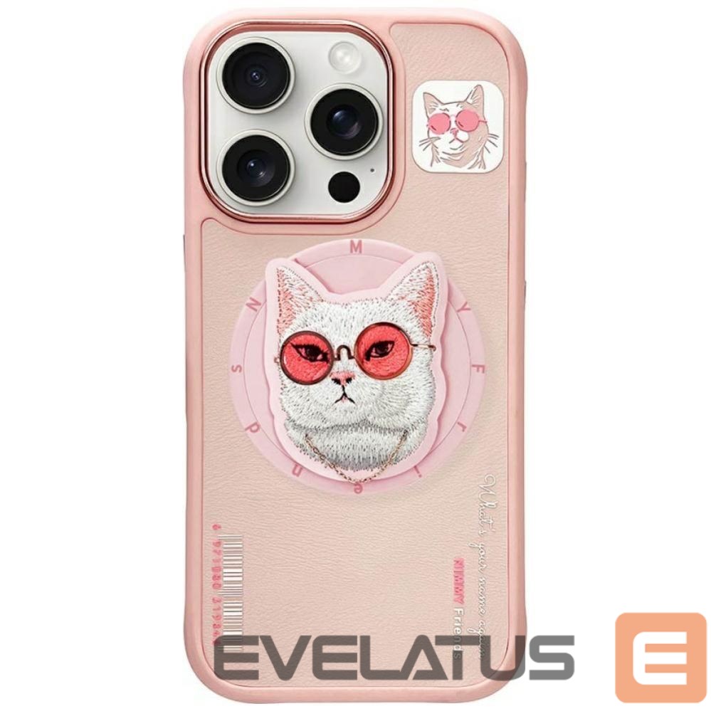 Other goods Nimmy Nimmy Glasses Cool Cat MagSafe Case for iPhone 16 Pro - Pink