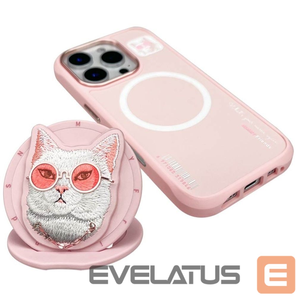 Other goods Nimmy Nimmy Glasses Cool Cat MagSafe Case for iPhone 16 Pro - Pink