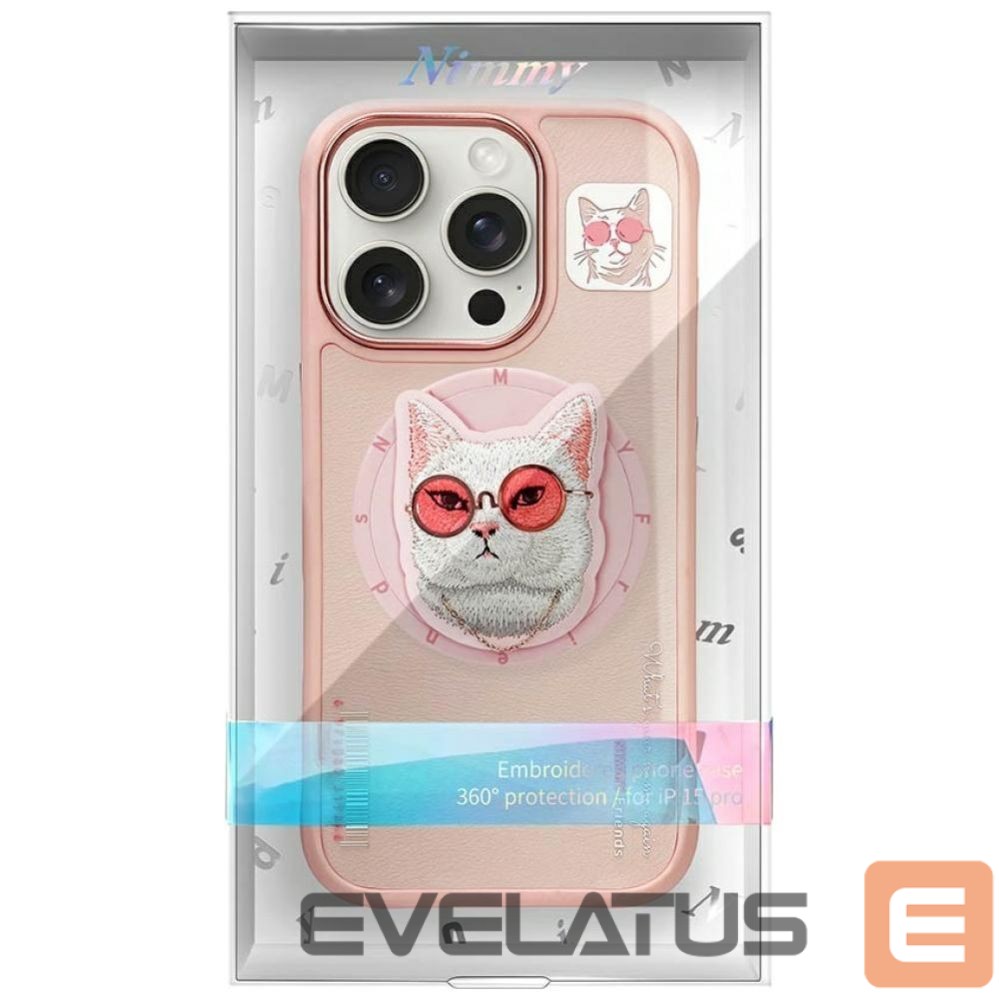 Other goods Nimmy Nimmy Glasses Cool Cat MagSafe Case for iPhone 16 Pro - Pink