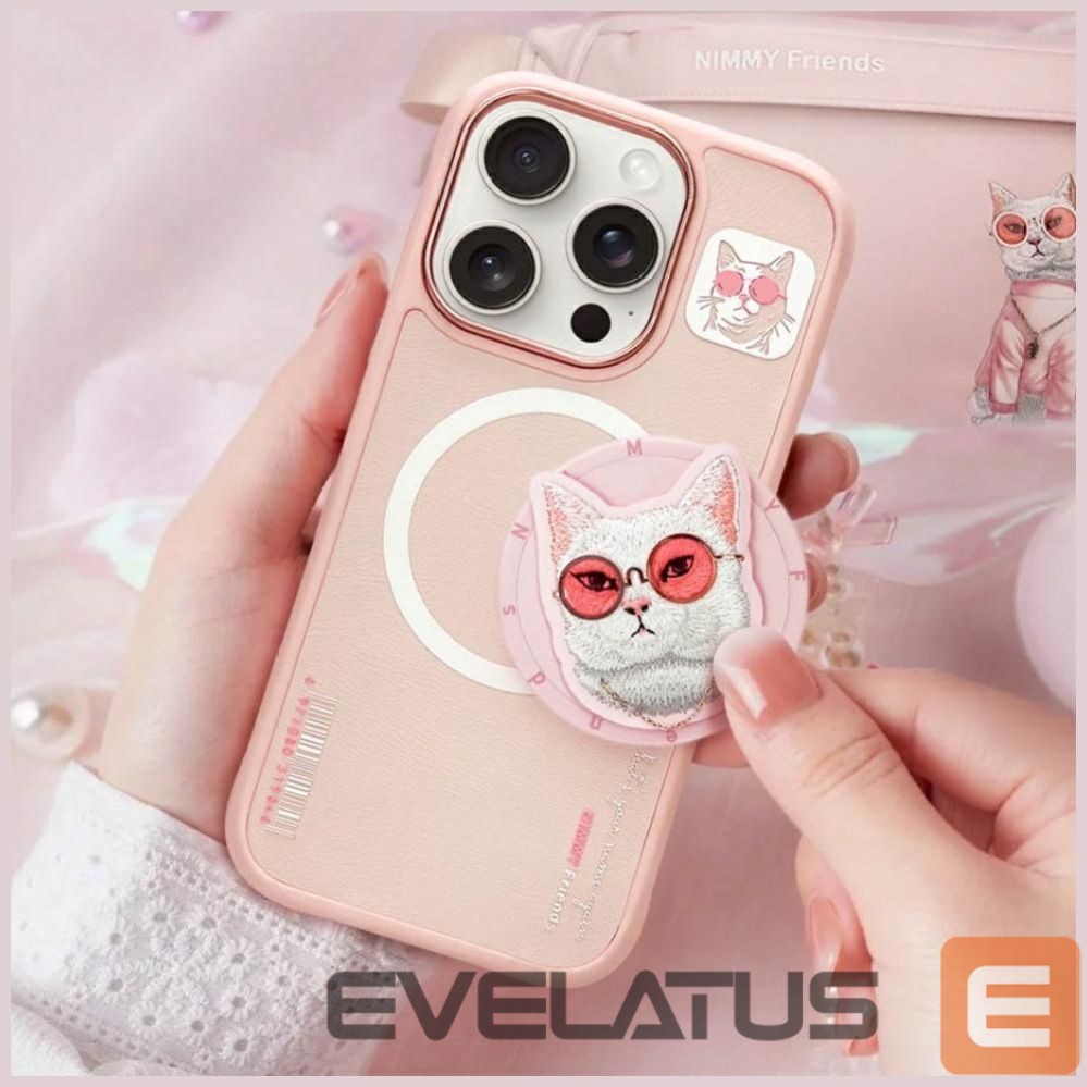 Other goods Nimmy Nimmy Glasses Cool Cat MagSafe Case for iPhone 16 Pro - Pink