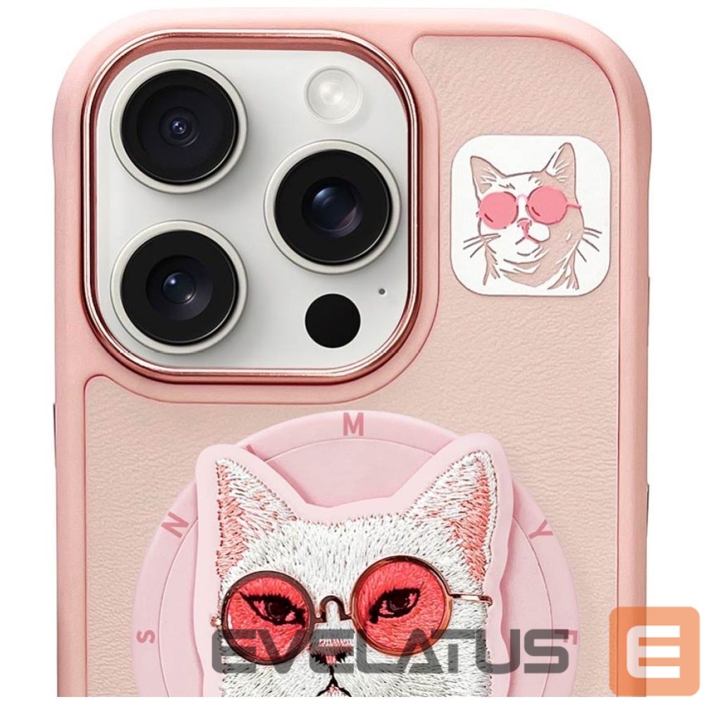 Other goods Nimmy Nimmy Glasses Cool Cat MagSafe Case for iPhone 16 Pro - Pink