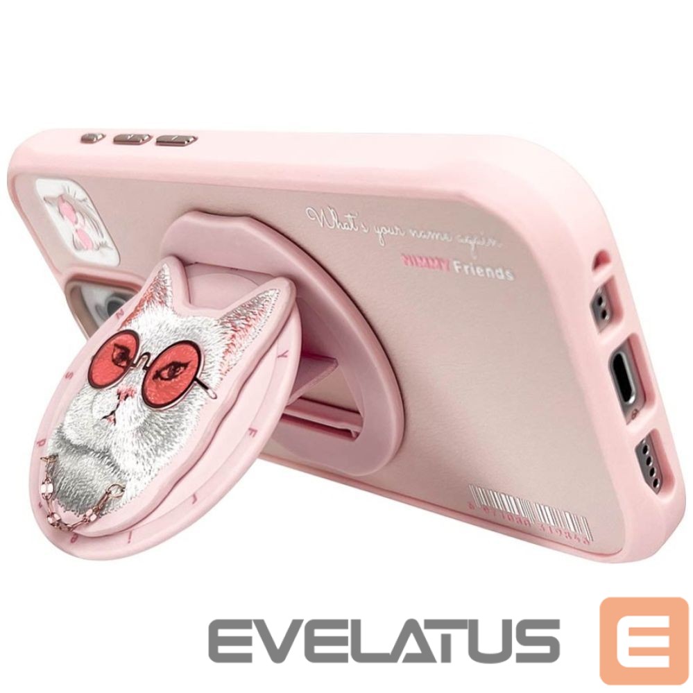 Other goods Nimmy Nimmy Glasses Cool Cat MagSafe Case for iPhone 16 Pro - Pink