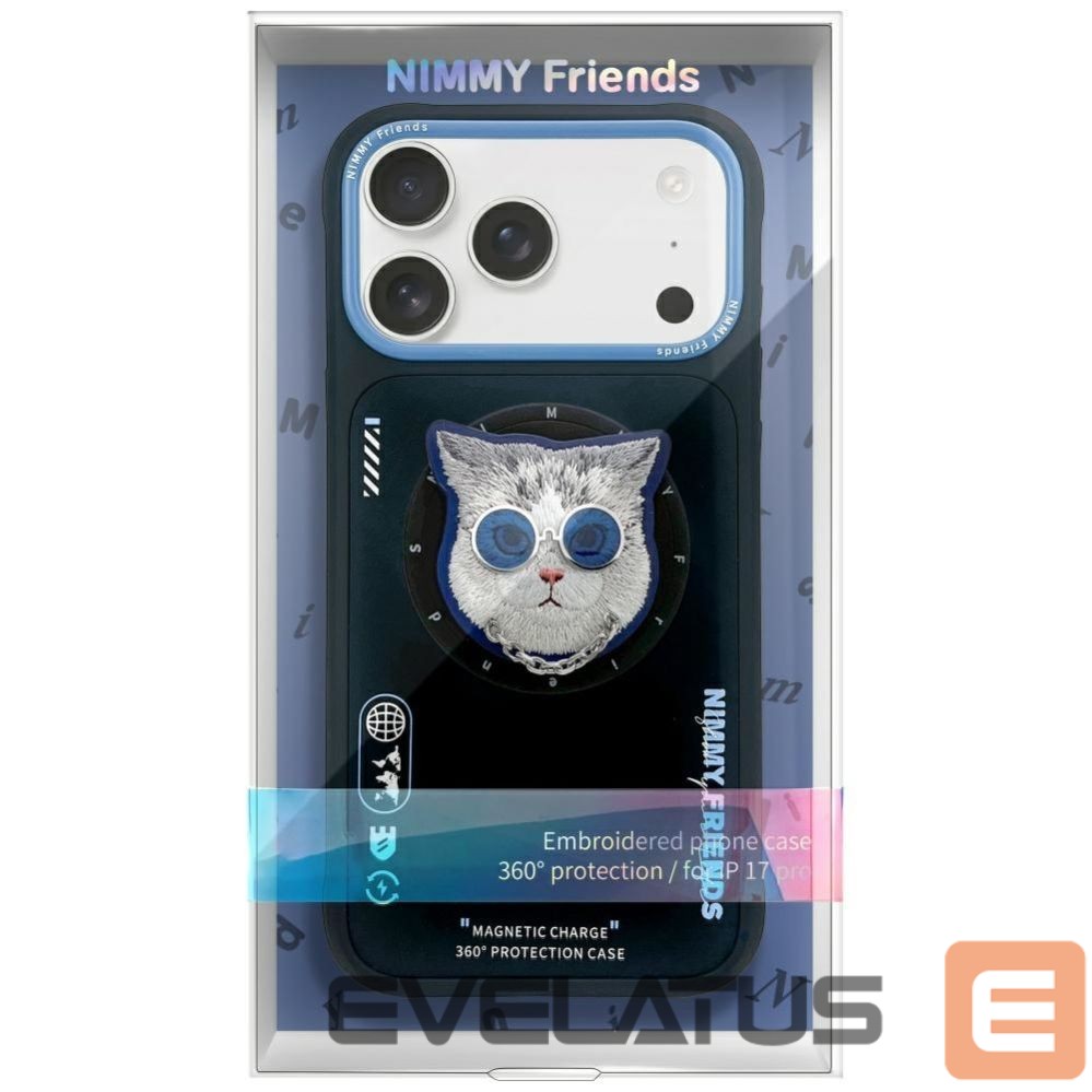 Other goods Nimmy Nimmy Glasses Cool Cat MagSafe Case for iPhone 17 - Black and Blue