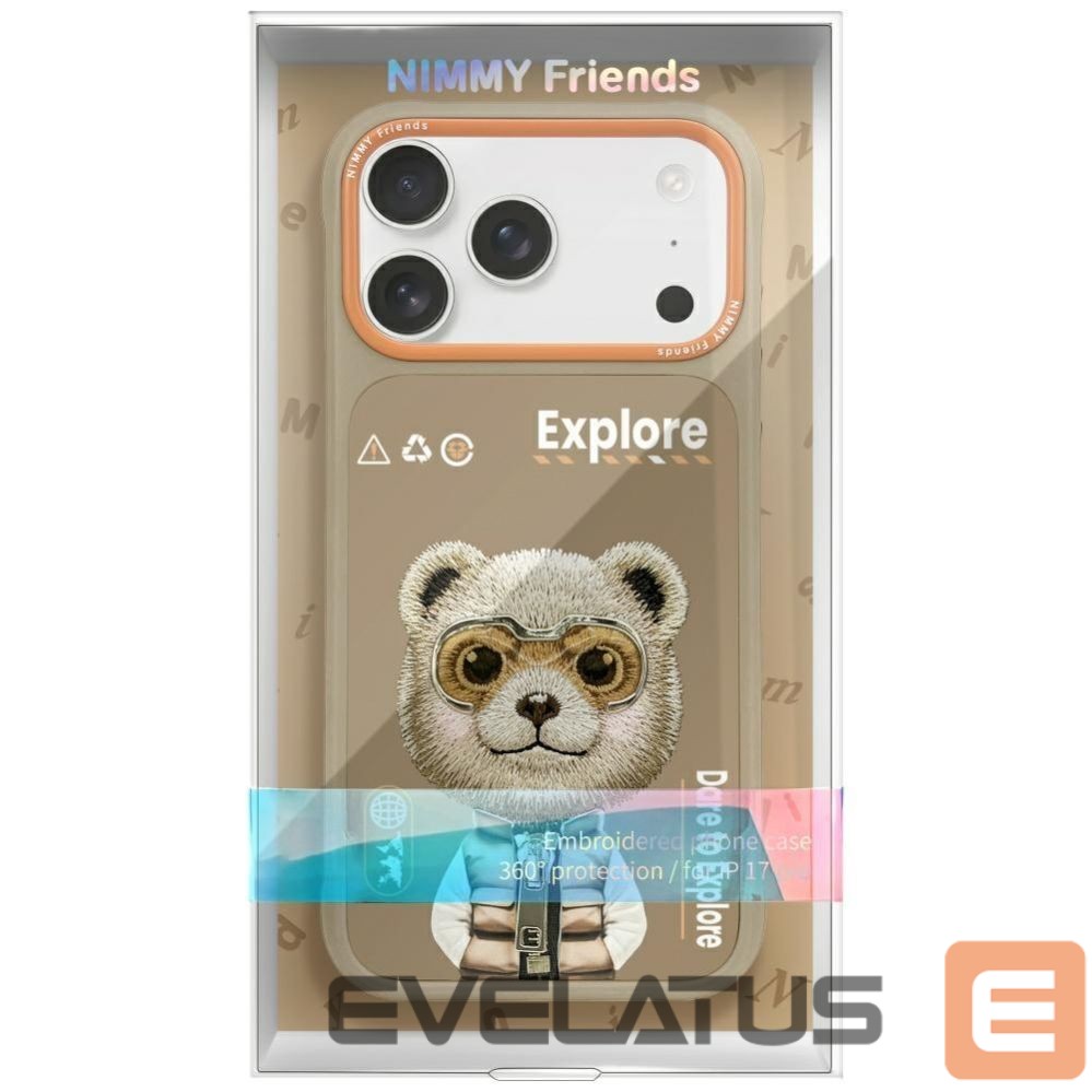 Other goods Nimmy Nimmy Cool&Cute 2.0 Bear Case for iPhone 17 Pro - Beige