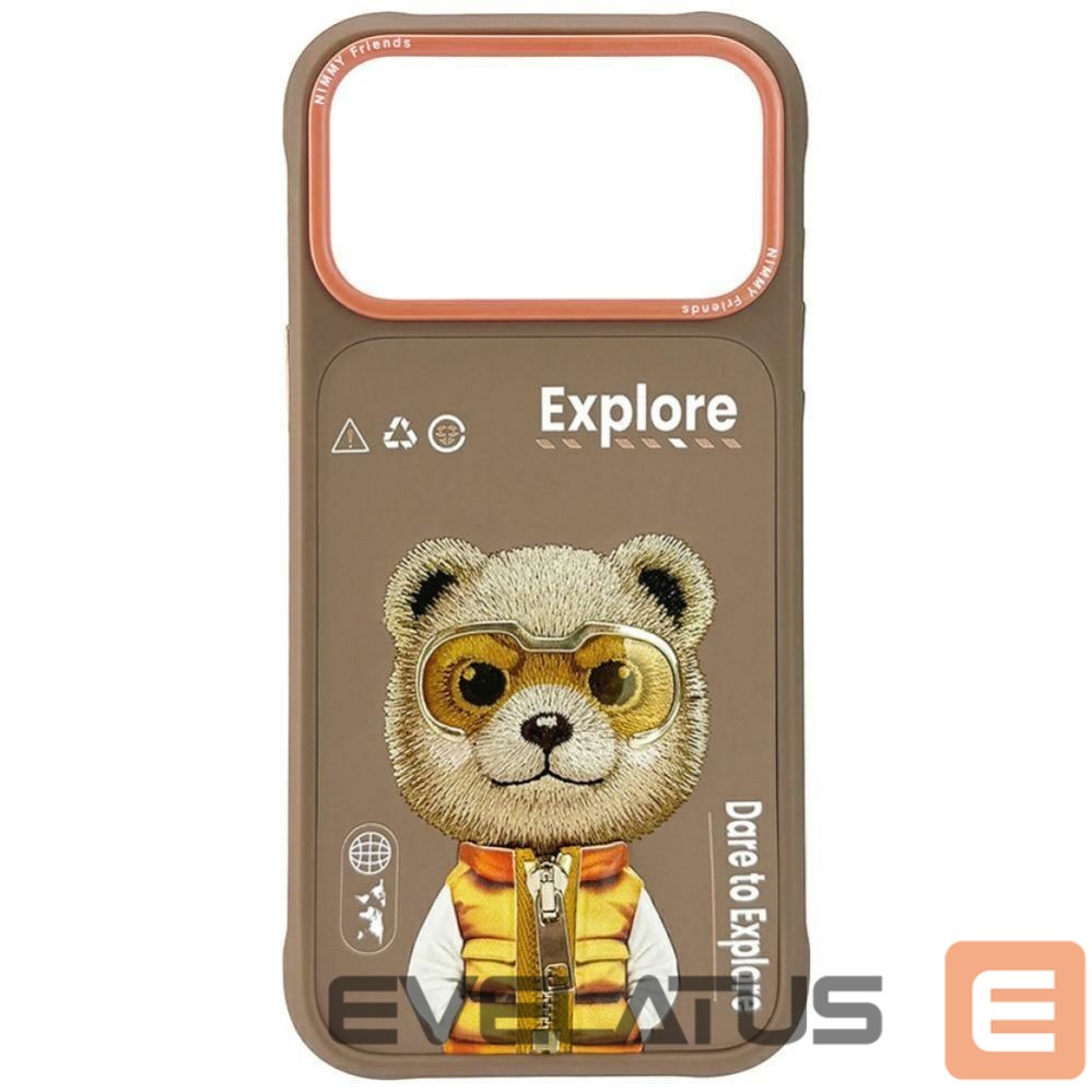Other goods Nimmy Nimmy Cool&Cute 2.0 Bear Case for iPhone 17 Pro Max - Beige