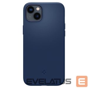 Back panel cover Spigen  Spigen Silicone Fit Mag Case with MagSafe for iPhone 14 Plus - Blue 