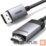 Other Phone Accessory Ugreen  Ugreen DP119 15774 DisplayPort / HDMI 4K 60Hz cable 2m - gray 