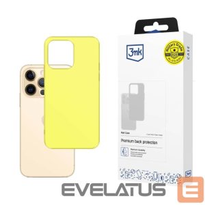 Back panel cover 3MK  Case for iPhone 13 Pro from the 3mk Matt Case series - lime green 