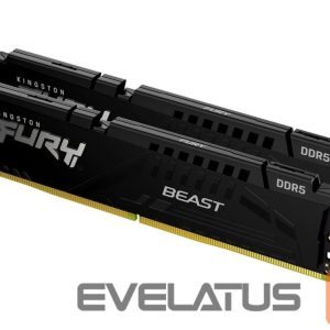 RAM DDR4 Kingston  KF560C30BBEK2-32 32GB 6000MT/s DDR5 CL30 DIMM (Kit of 2) FURY Beast Black EXPO 