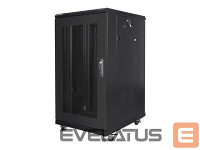 Other goods Lanberg | Rack cabinet 19" free-standing 22U/600x800 (flat pack) with mesh door | FF01-6822-23B | Black
