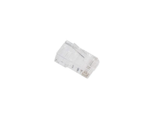 Converter Lanberg | RJ45 CAT.6 UTP Plug 8P8C PASS Through Type, 100 pcs | PLU-6000EZ | Transparent