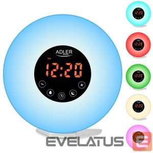 Interactive solution Adler  Wake-Up Light Alarm Clock | AD 1916 