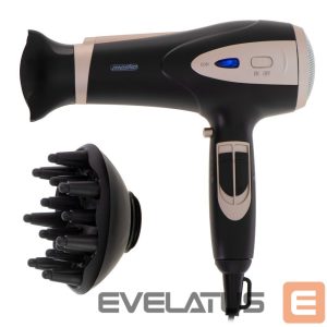 Health care Mesko  Hair Dryer | MS 2287 | 2200 W | Number of temperature settings 3 | Diffuser nozzle | Black/Champagne 