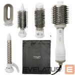 Hairdryer brush Adler  5-in-1 Curling Iron-Dryer | AD 2027 | Number of heating levels 2 | 1200 W | White/Champagne 