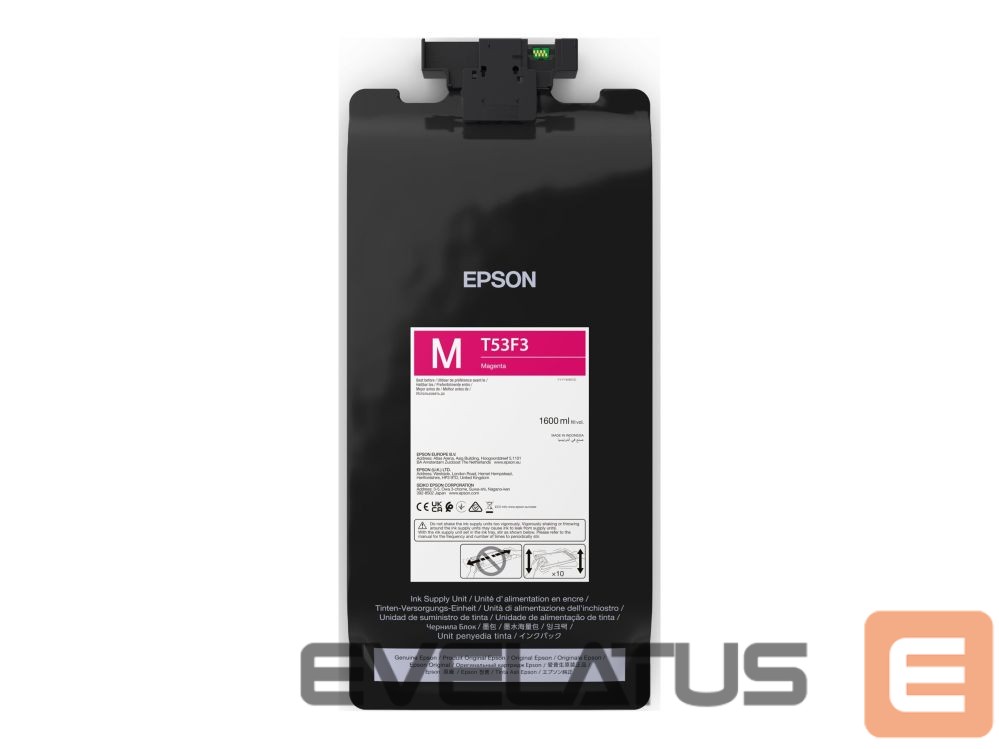 Printer accessories EPSON P-Series T53F30N Magenta IIPS Ink 1600ml | C13T53F30N | T53F3 - magenta - original - ink pouch | UltraChrome Pro6 | Magenta