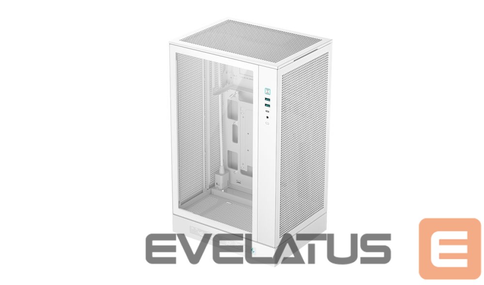 Computer case Deepcool Case | CH270 DIGITAL WH | White | Mini Tower | Power supply included No