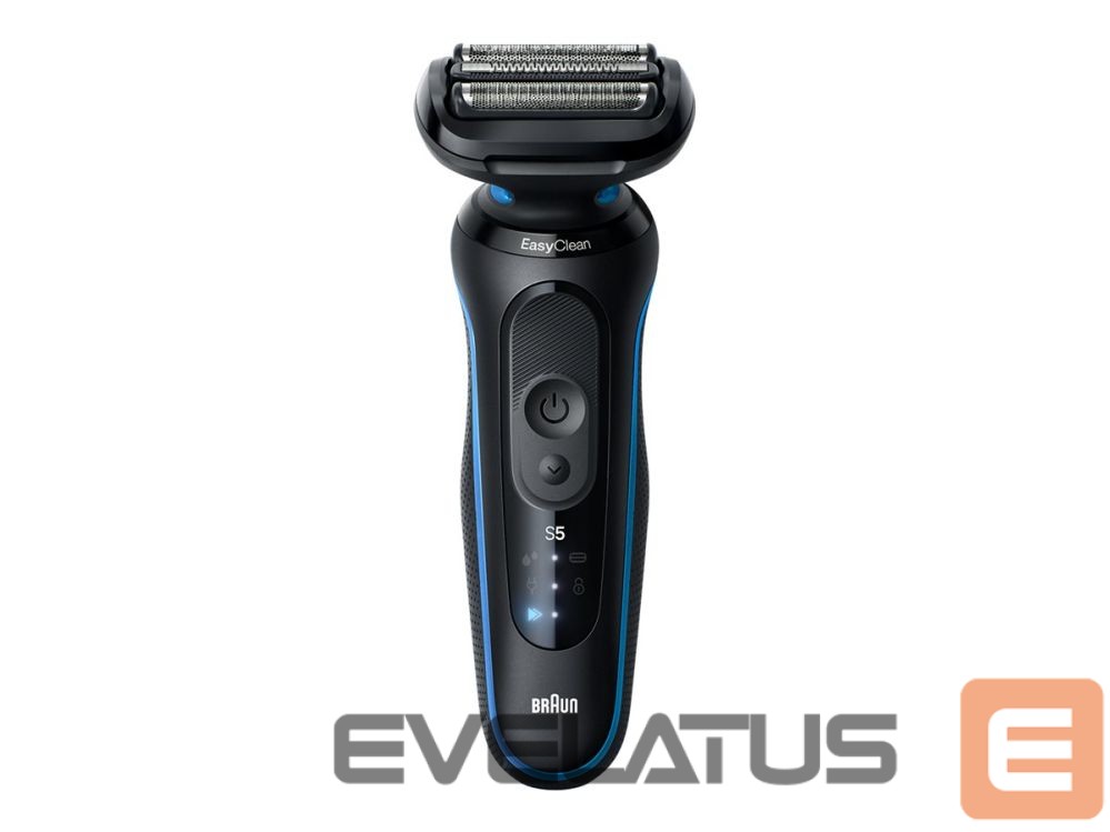 Razor Braun 52-B1000s Series 5 Shaver, Black/Blue