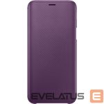 Back panel cover Samsung  Samsung J6 2018 J600 Wallet Cover EF-WJ600CEE Violet