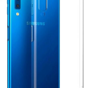 Back panel cover Evelatus Samsung A7 2018 Clear Silicone Case 1.5mm TPU Transparent