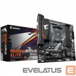 Motherboard for Intel processors Gigabyte  B550M AORUS ELITE 1.0 Processor family AMD, Processor socket AM4, DDR4 DIMM, Memory slots 4, Number of SATA connectors 4 x SATA 6Gb/s connectors, Chipset AMD B, Micro ATX 