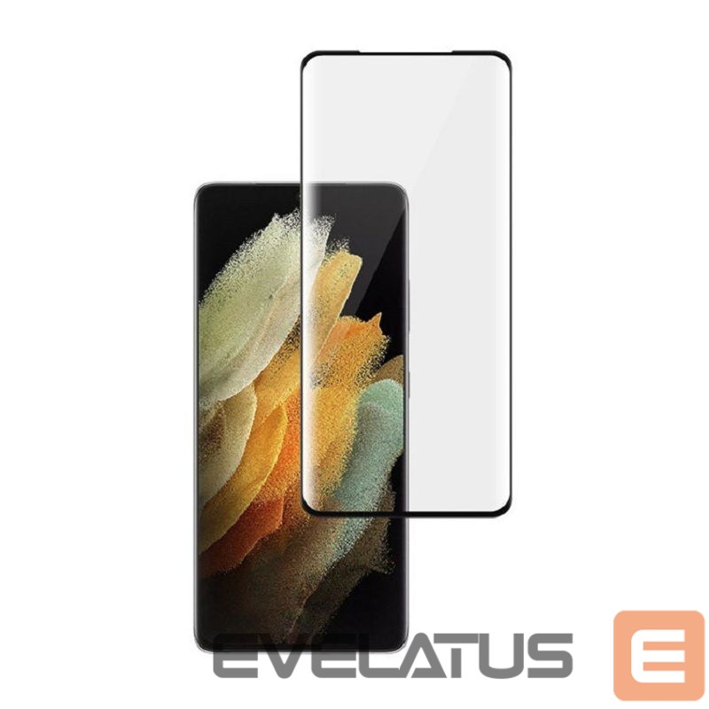 Protective glass Evelatus Samsung Galaxy S21 Ultra 3D Full Cover Japan Glue Glass Anti-Static
