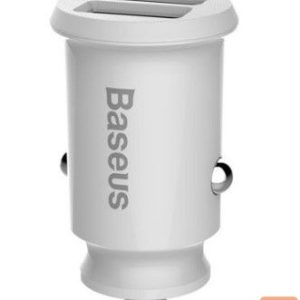 Auto charger Baseus  rain Car Charger mini car charger 2x USB 3.1A white (CCALL-ML02) White