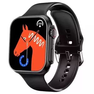 Smart watches iWear  WS78 Plus  2.0'' Infinite Display Alu-Ceramic Dual BT Call Smart Watch Heartrate monitor Black