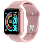 Smart watches iWear  M8 Smart & Fit Watch with Full Touch 1.3'' IPS Media control / HR / Blood pressure / Social Pink