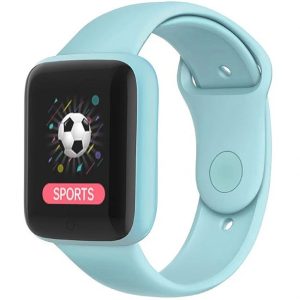 Fitness bracelet iWear  M7 Smart & Fit Watch with Full Touch 1.3'' IPS Media control / HR / Blood pressure / Social Light Blue