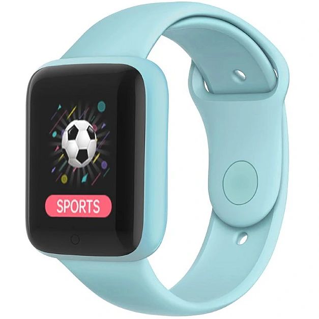 Fitness bracelet iWear M7 Smart & Fit Watch with Full Touch 1.3'' IPS Media control / HR / Blood pressure / Social Light Blue