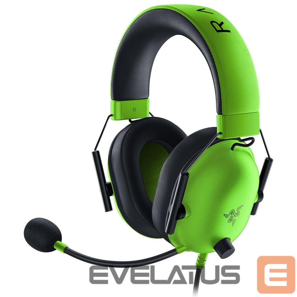 Wireless headphones Razer Gaming Headset BlackShark V2 X Built-in microphone, Green, Wired
