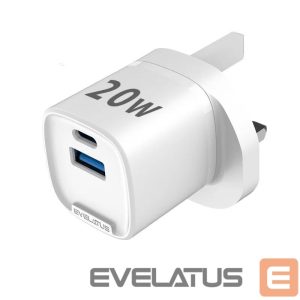 Adapter Evelatus  Evelatus QuickVolt Adapter20W UK/HK White