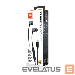 Wired headphones JBL  Tune 310C Black