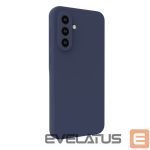Back panel cover Evelatus Samsung Galaxy A57 Premium Magnetic Soft Touch Silicone Case Midnight Blue