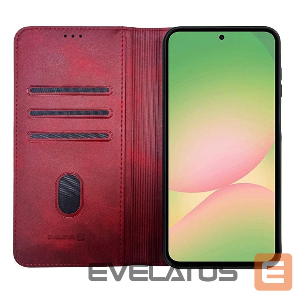 Book case Evelatus Samsung Galaxy A57 Book Case Folio Red