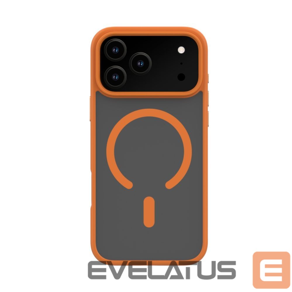 Back panel cover Evelatus Apple iPhone 17 Pro Max Hybird Case With MagSafe PC+TPU Orange