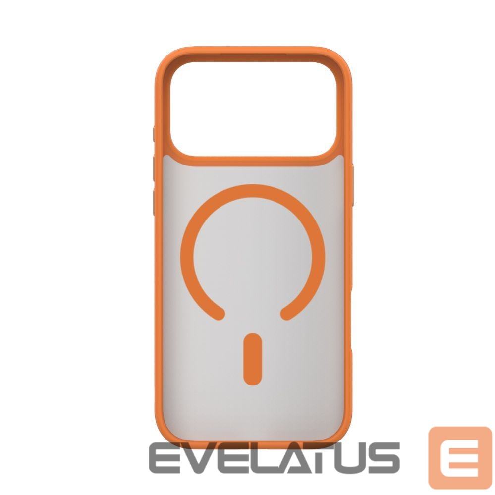 Back panel cover Evelatus Apple iPhone 17 Pro Max Hybird Case With MagSafe PC+TPU Orange